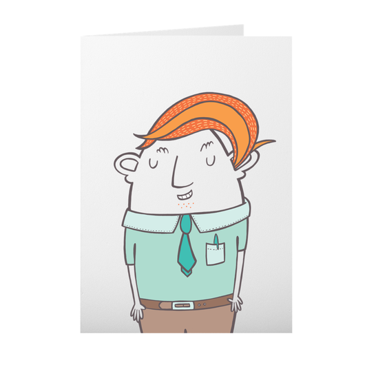 Comb Over Birthday Card