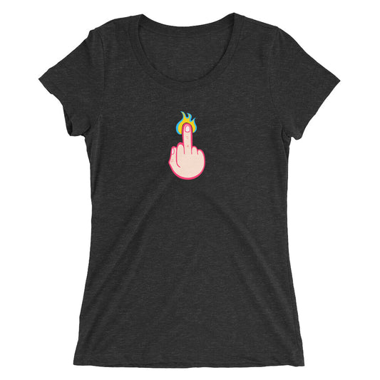 Fiery Finger of Vengeance T-shirt - Women's