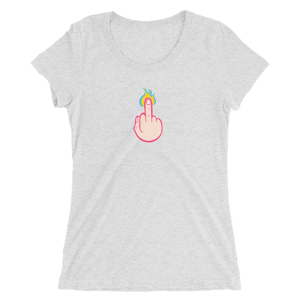 Fiery Finger of Vengeance T-shirt - Women's
