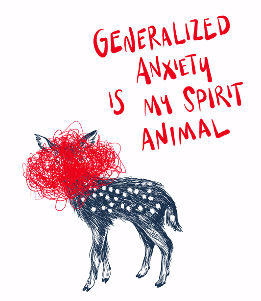 Anxiety is My Spirit Animal – Women’s T-Shirt