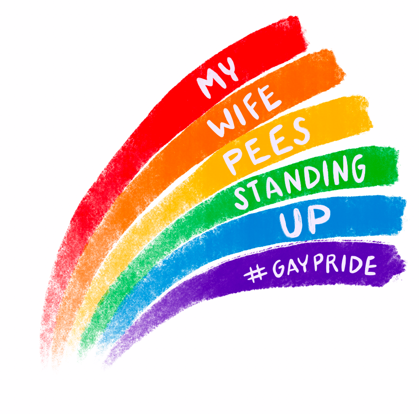 Pees Standing Up Pride T-shirt