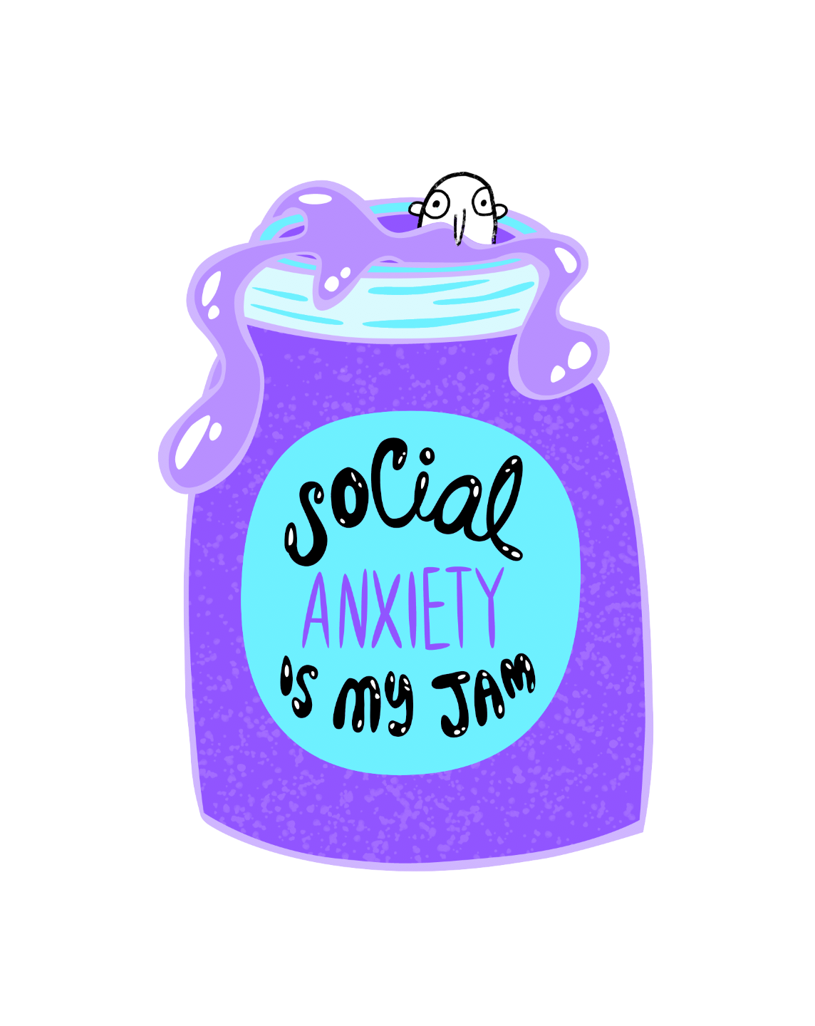 Social Anxiety is My Jam – Women’s T-Shirt