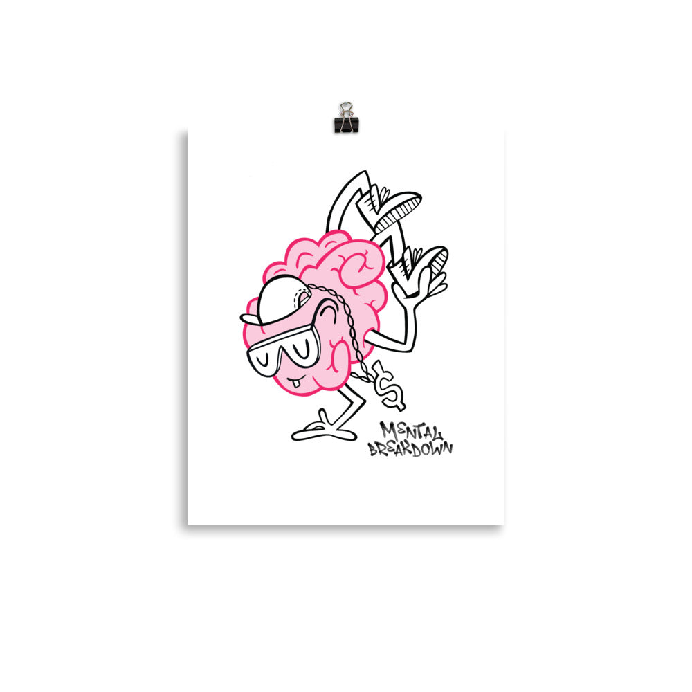 Mental Breakdown Beat - Art Print