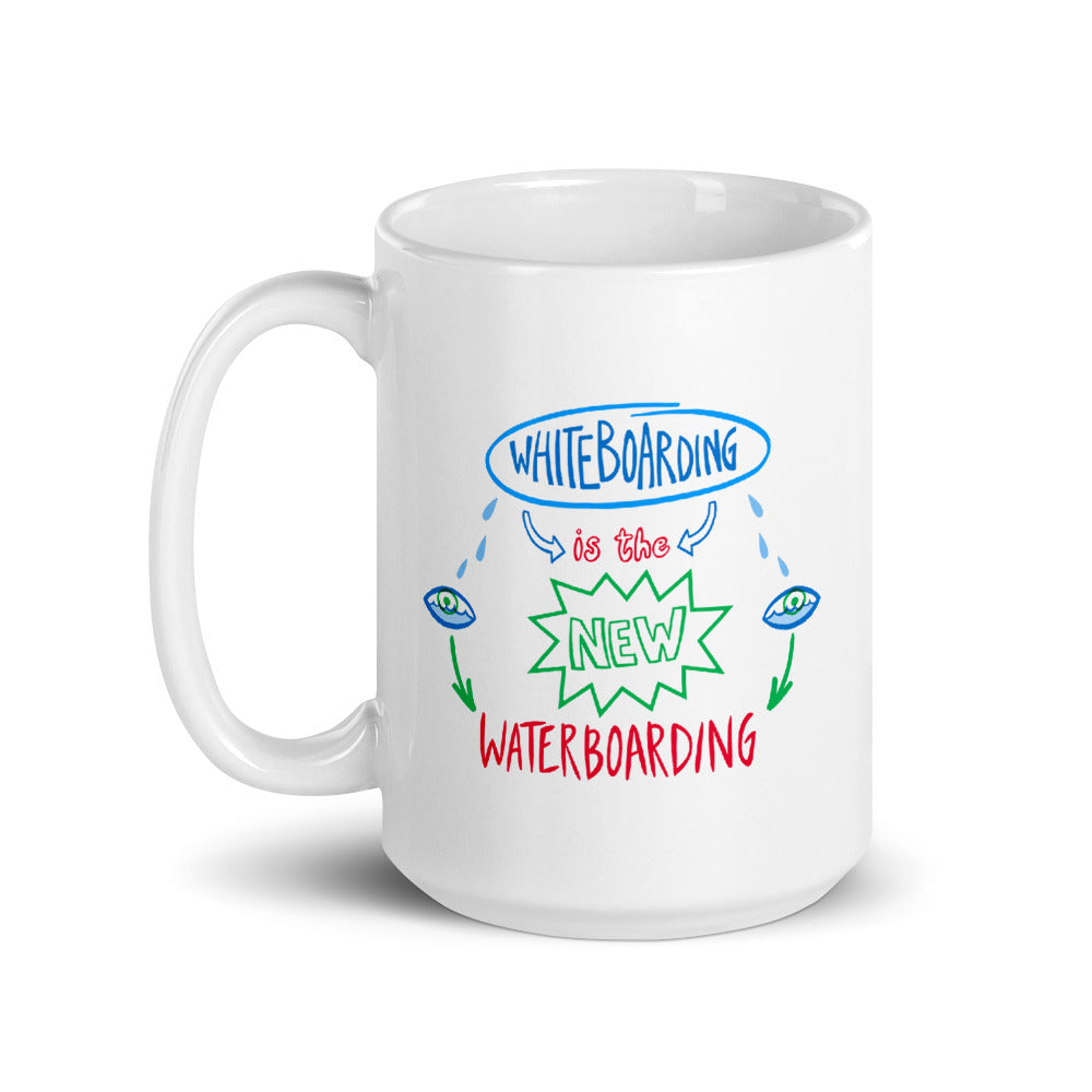 Whiteboarding is the New Waterboarding Mug