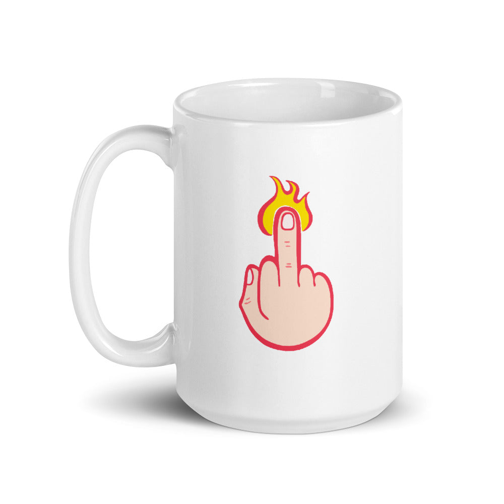 Fiery Finger of Vengeance Mug