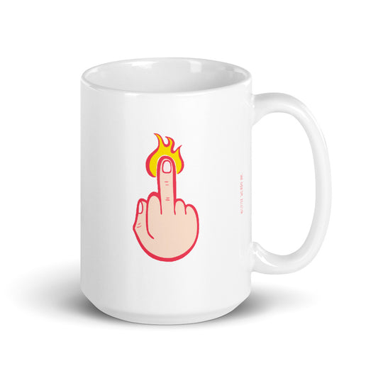 Fiery Finger of Vengeance Mug