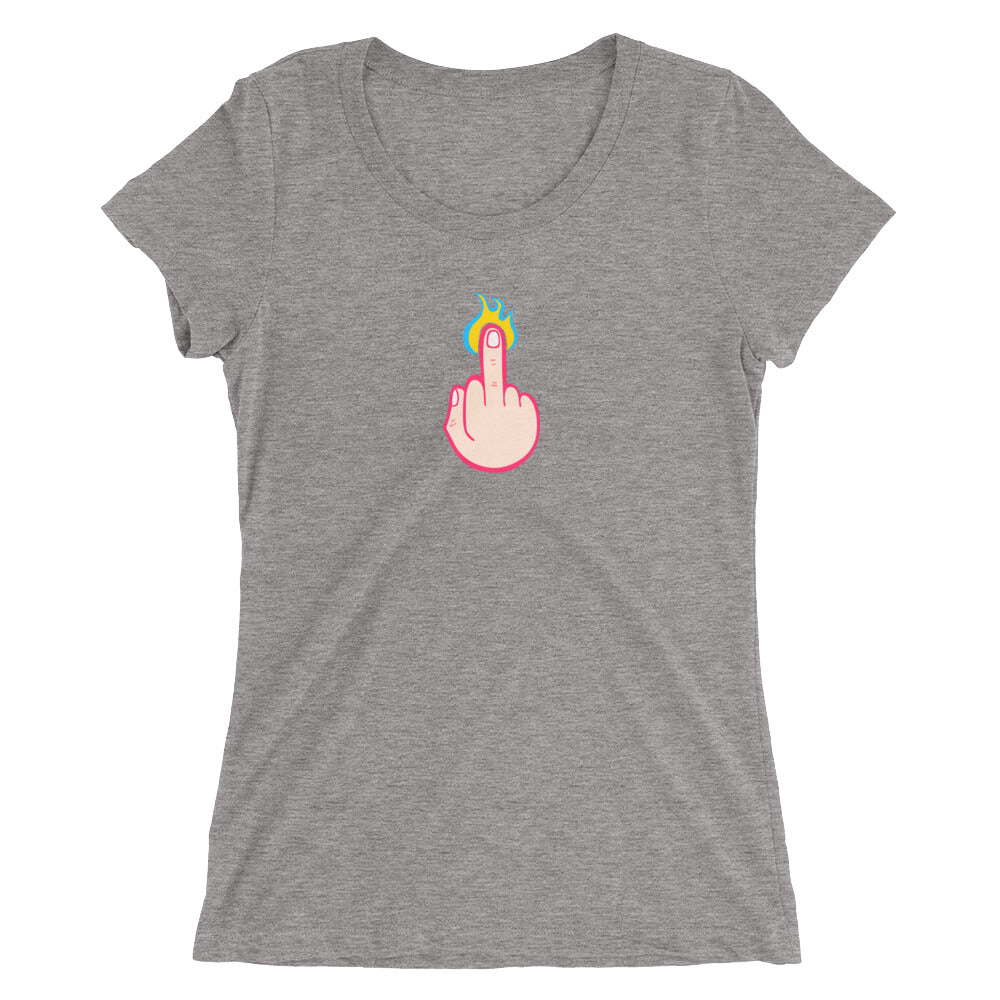 Fiery Finger of Vengeance T-shirt - Women's