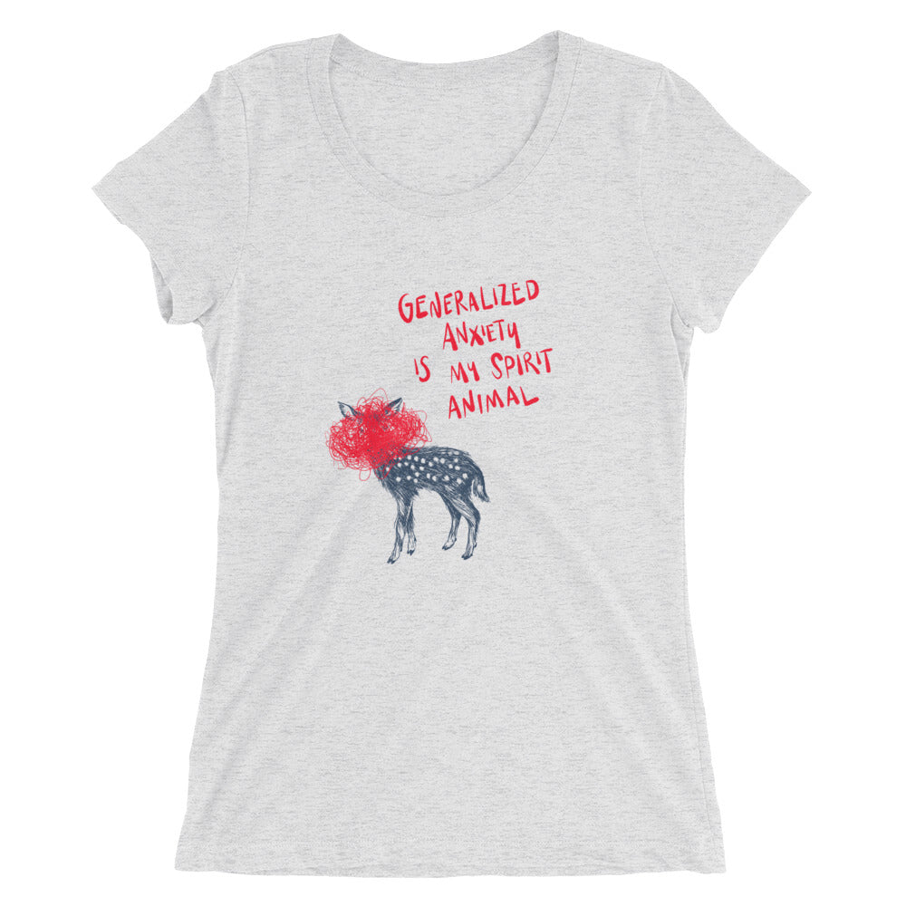 Anxiety is My Spirit Animal – Women’s T-Shirt